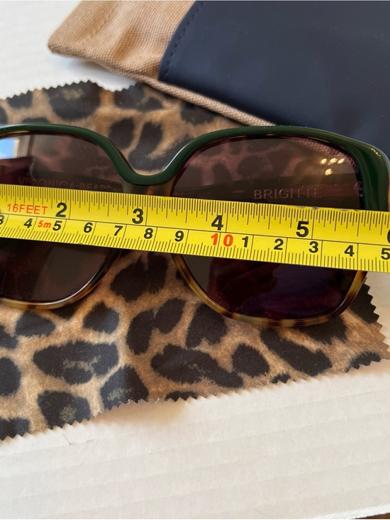 Veronica Beard Brigitte Oversized Sunglasses Green NWT main image 5